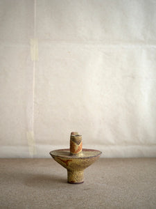 brutalist inspired bottle vase by Catherine Dix