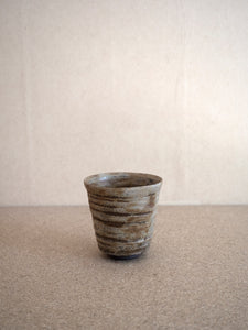 hand turned large ceramic tea cup by Polish artist Tomasz Niedziolka at M AAH