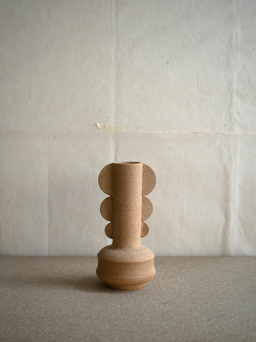hand built decorative vase by ceramist Marta Dervin